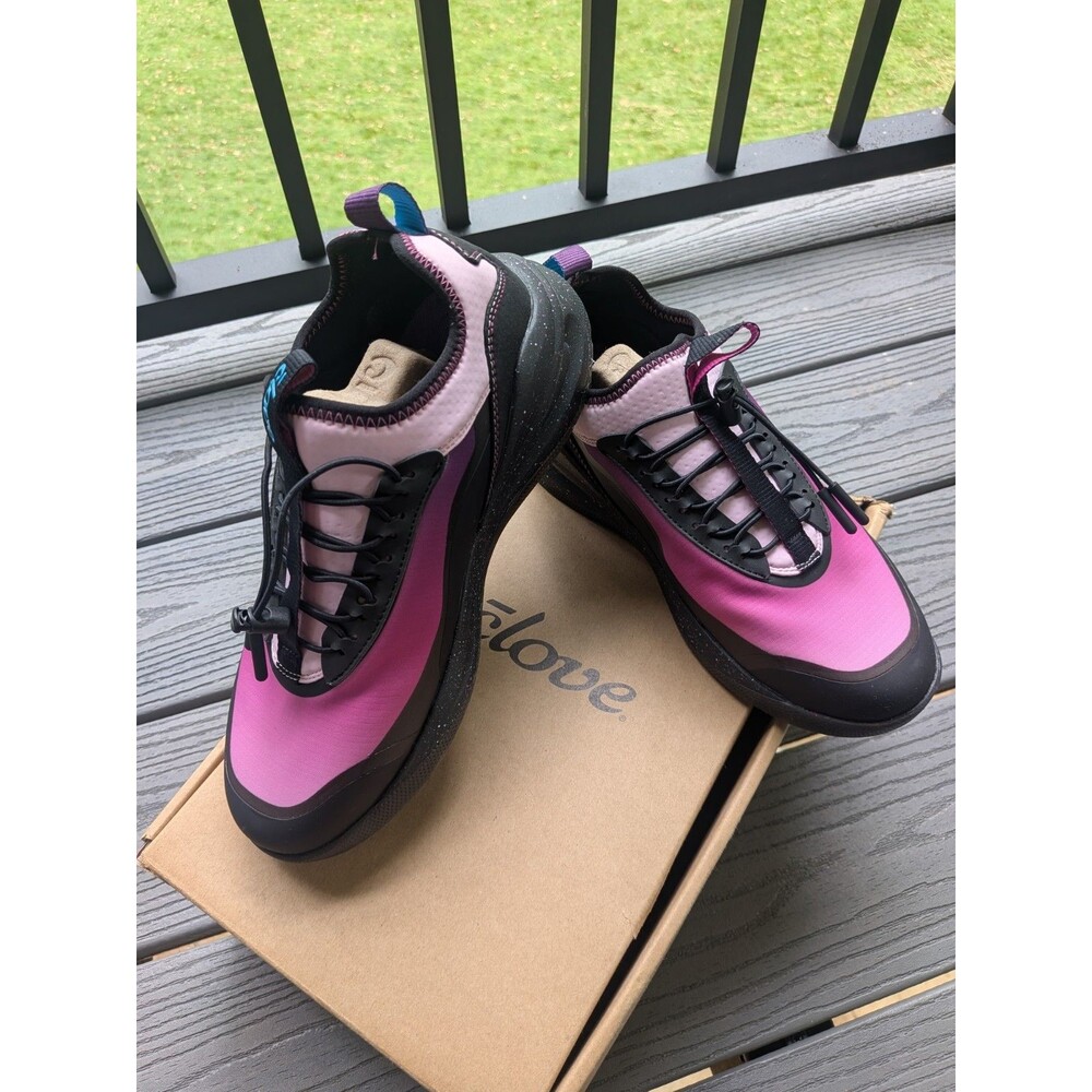 Clove Aeros Healthcare Sneaker Arctic Pink Black Women 8 Nurse Comfort Shoes New